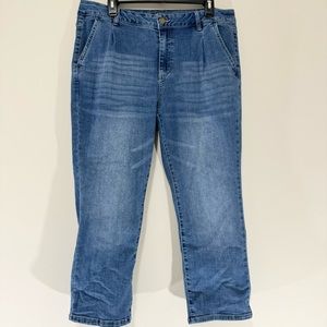 D. Jeans Cotton Blend High Waisted Denim Jeans Size 14 (24 inch inseam)